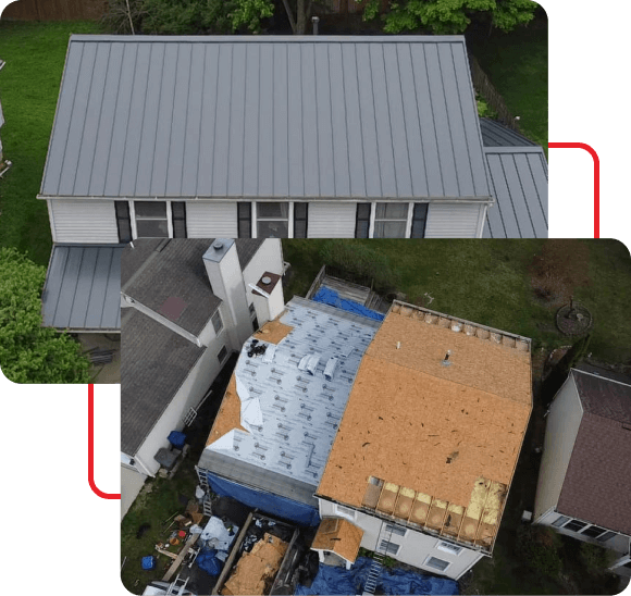 Residential roofing replacement