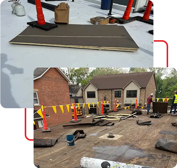 Flat roof repair