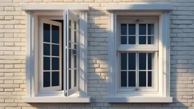 Different window styles: single vs double hung