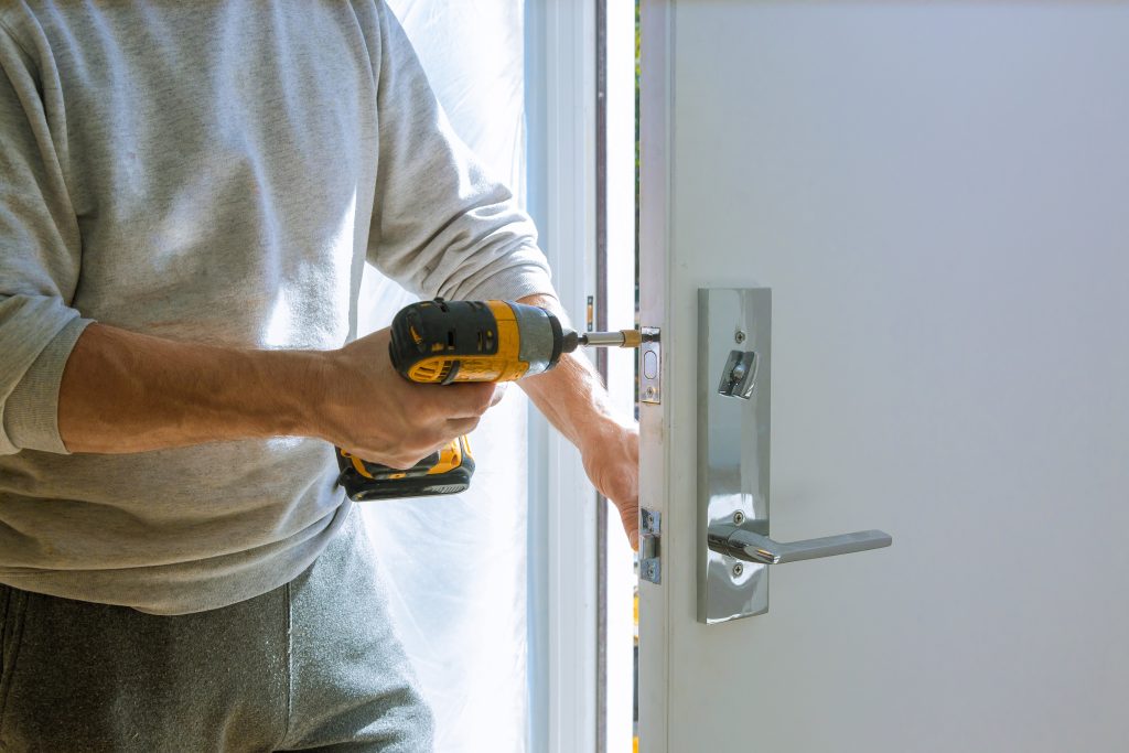 Entry door installation