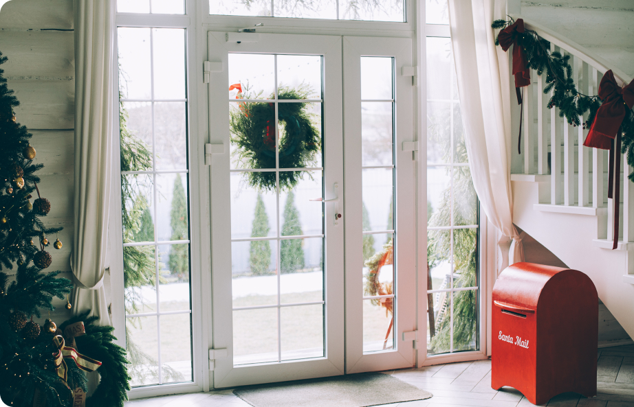 A french door installation